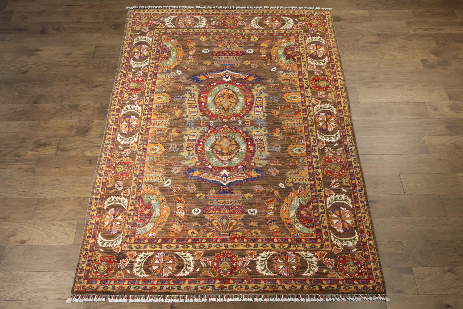 Vegetable Dye Ziegler Handmade Area Rug 6x9