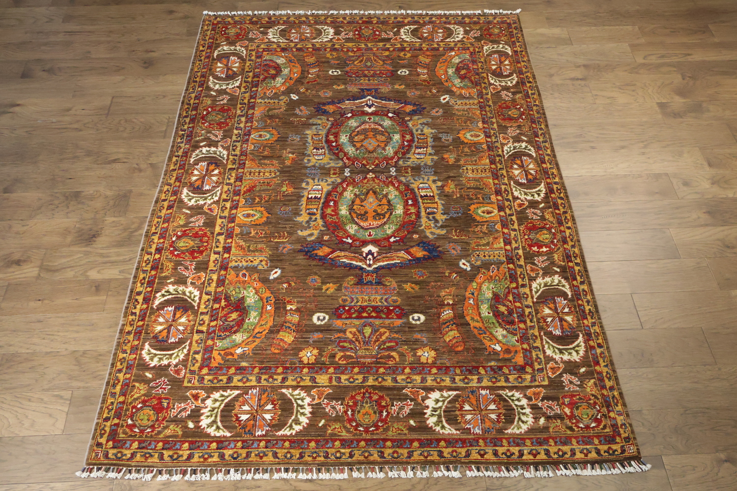 Vegetable Dye Ziegler Handmade Area Rug 6x9