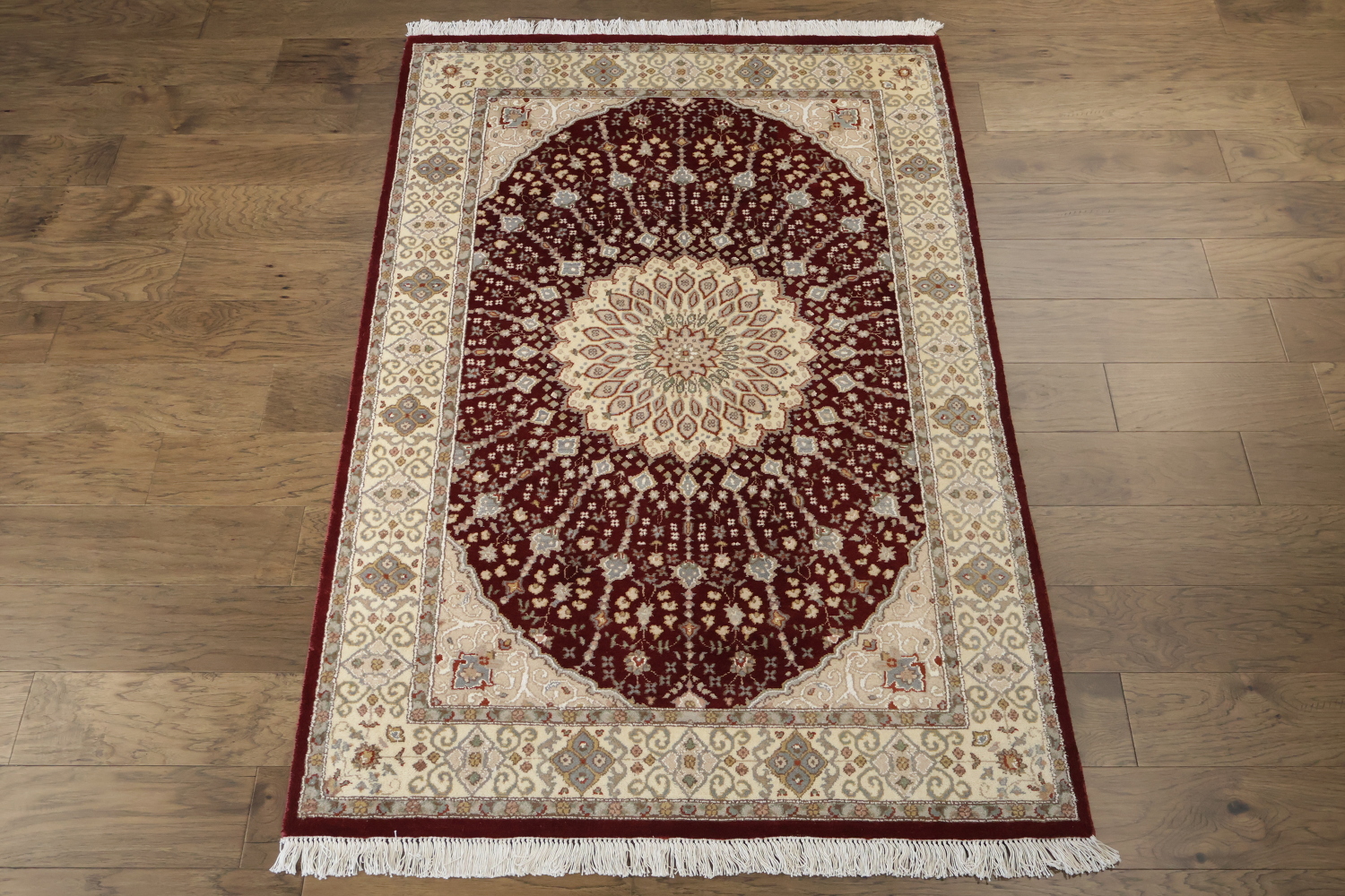 Vegetable Dye Tabriz Handmade wool Rug 4x6