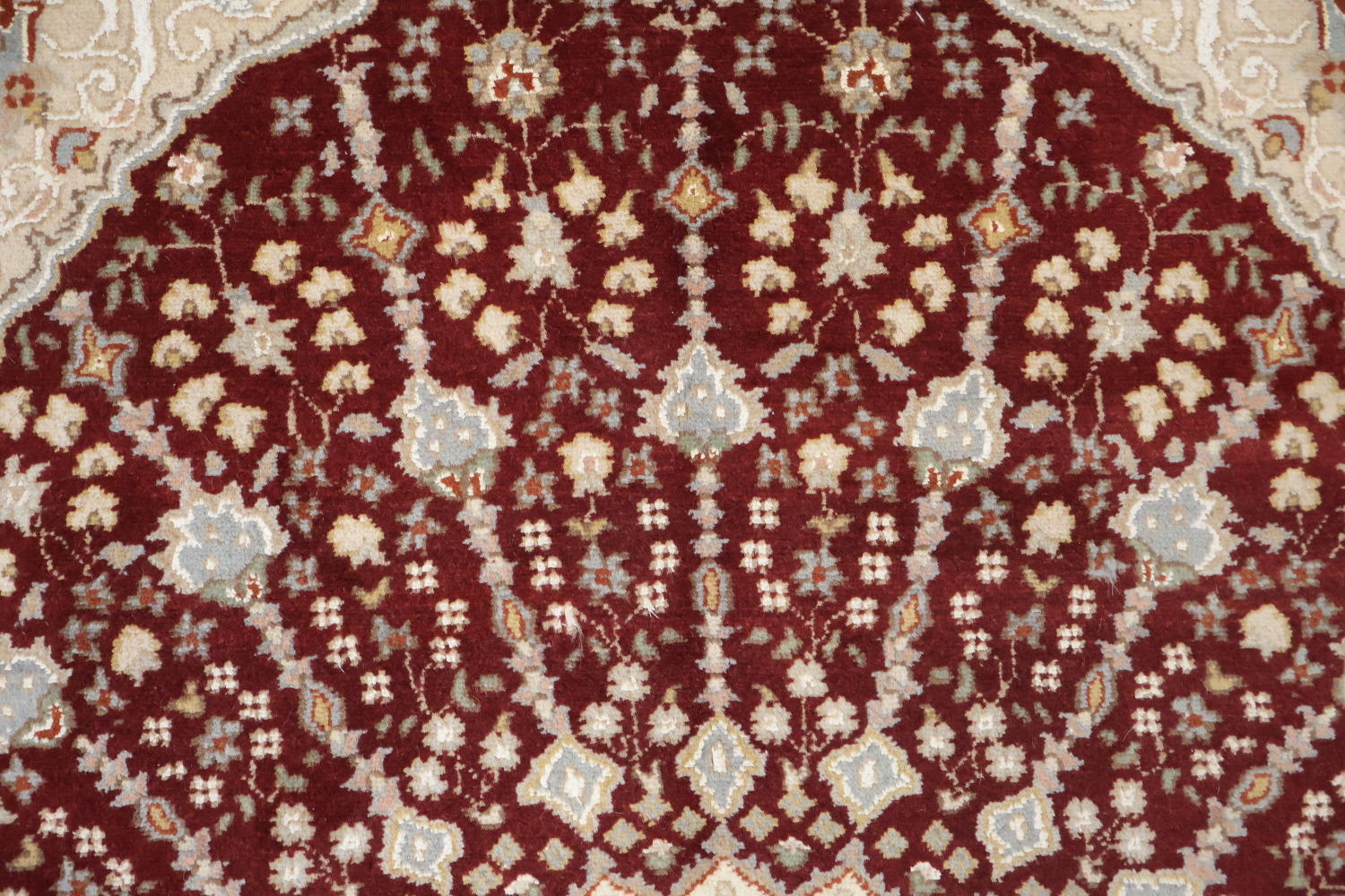 Vegetable Dye Tabriz Handmade wool Rug 4x6