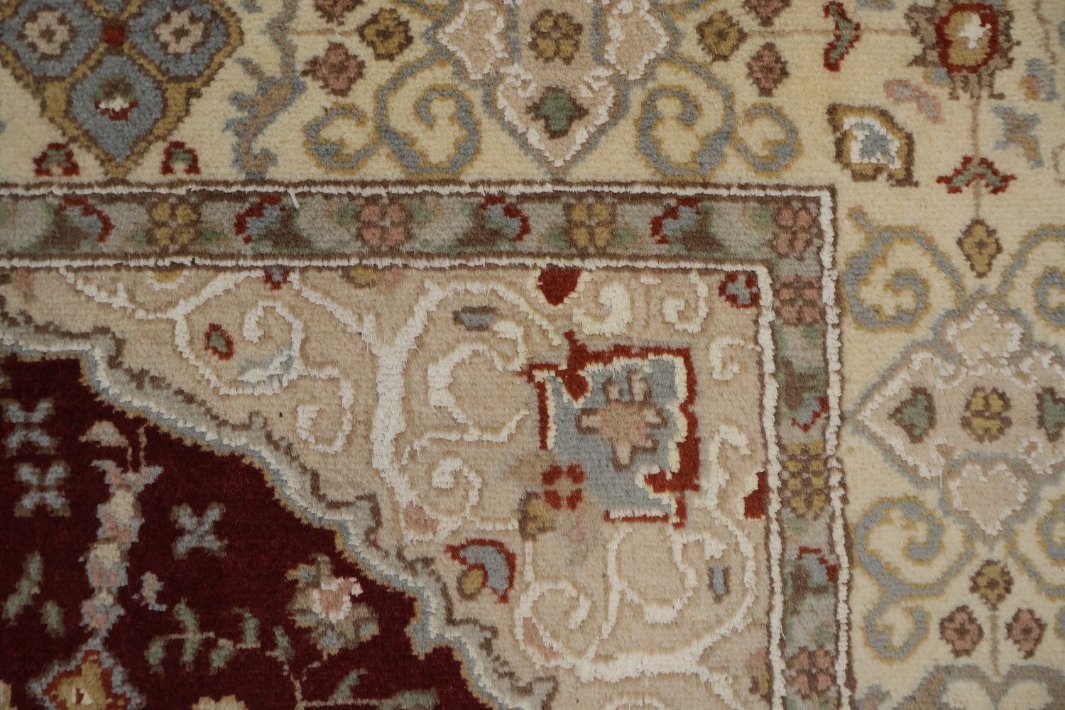 Vegetable Dye Tabriz Handmade wool Rug 4x6
