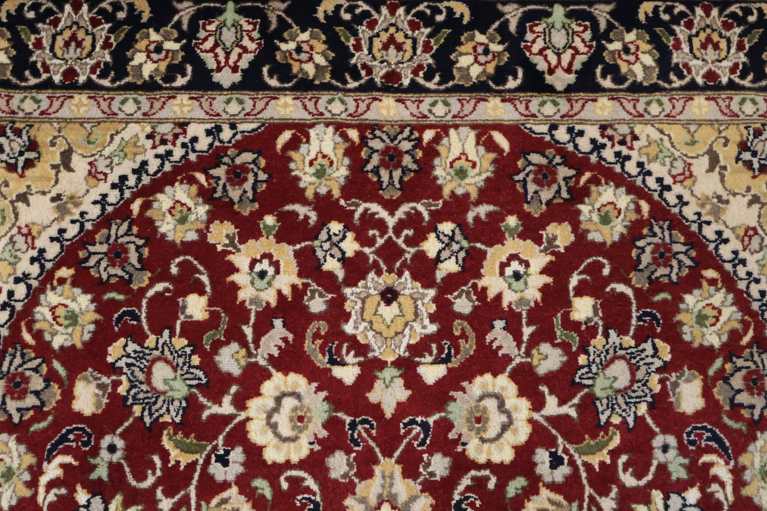 Vegetable Dye Nain Handmade Wool Area Rug 4x6