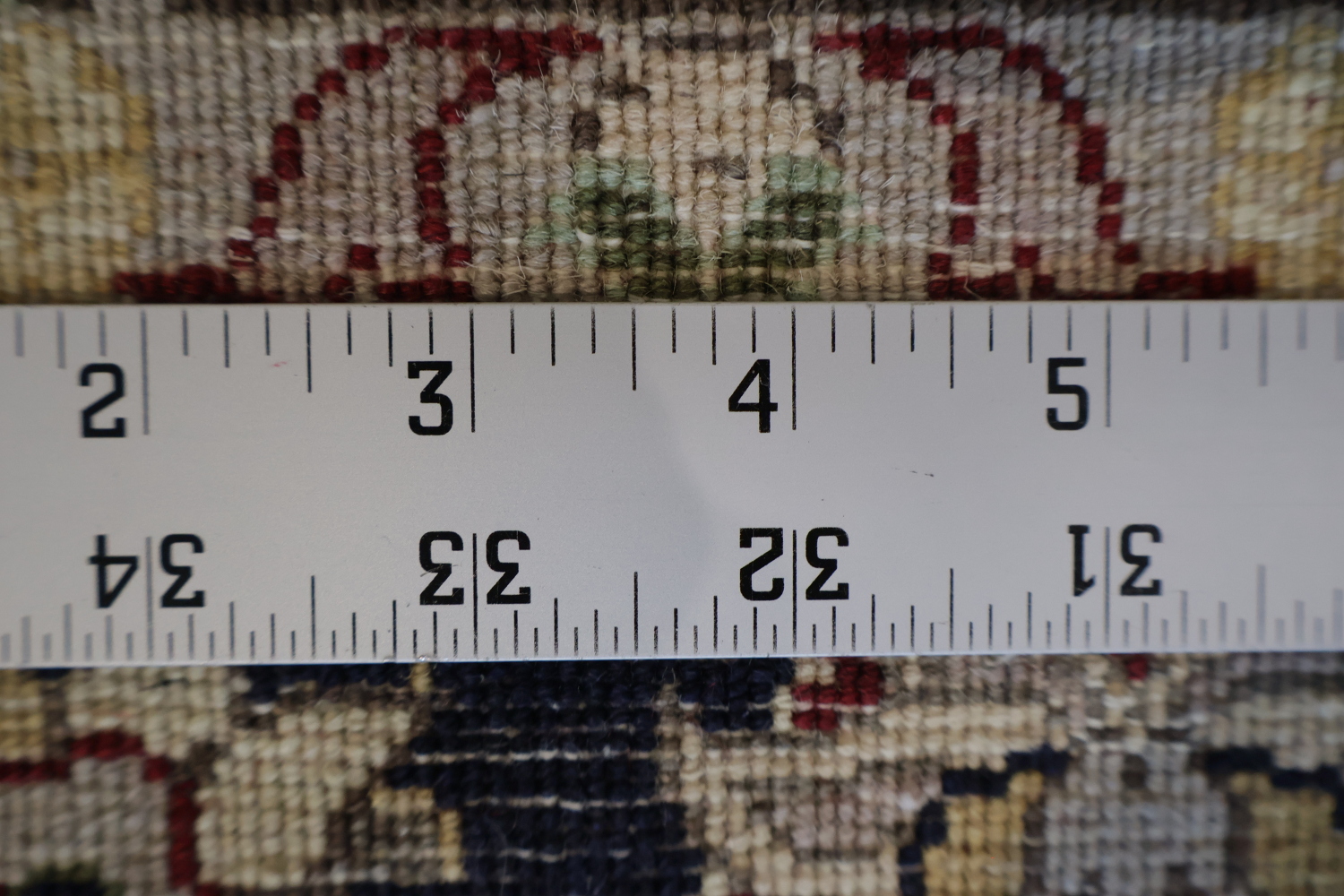 Vegetable Dye Nain Handmade Wool Area Rug 4x6