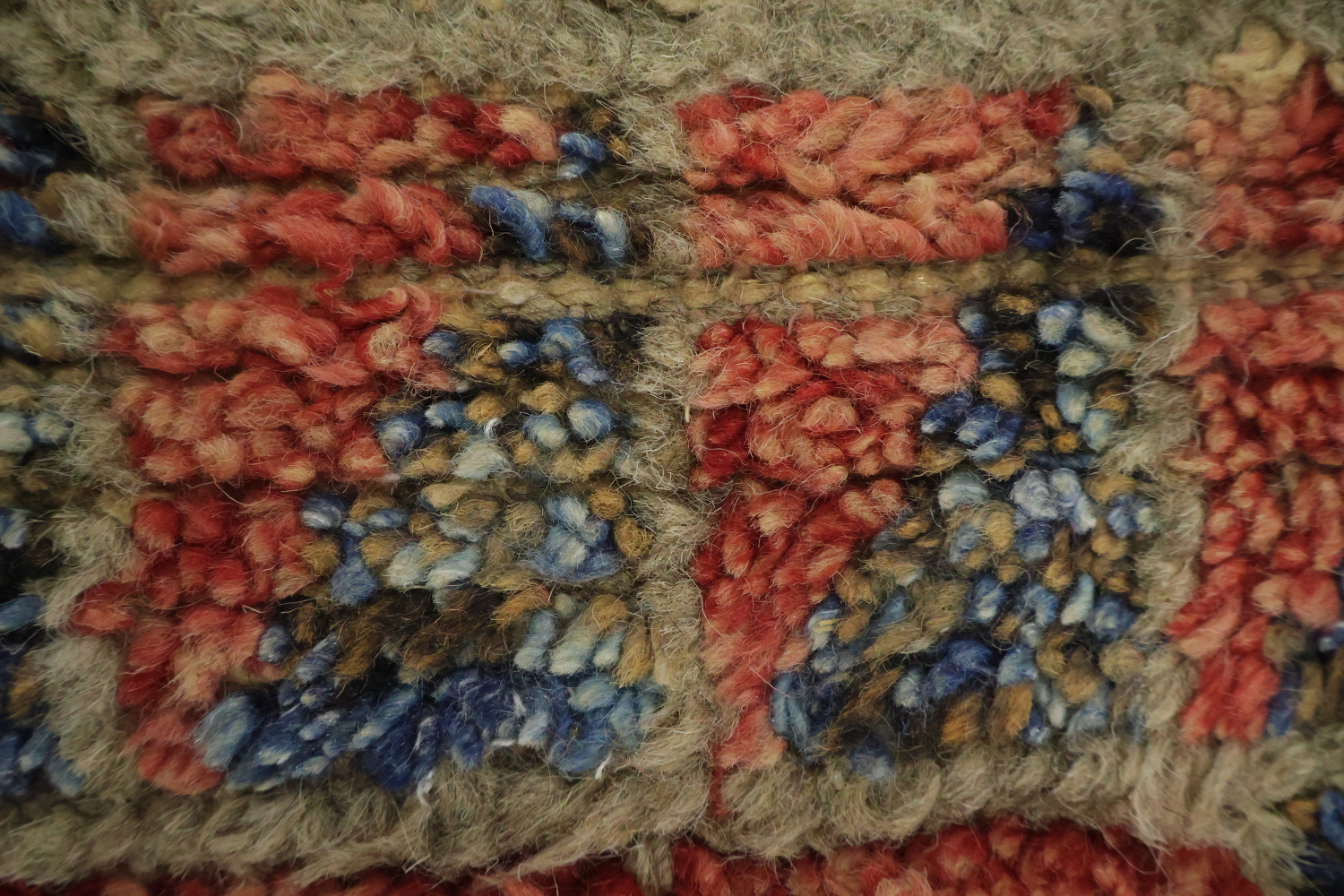 Geometric Moroccan Wool Runner Rug 3x13