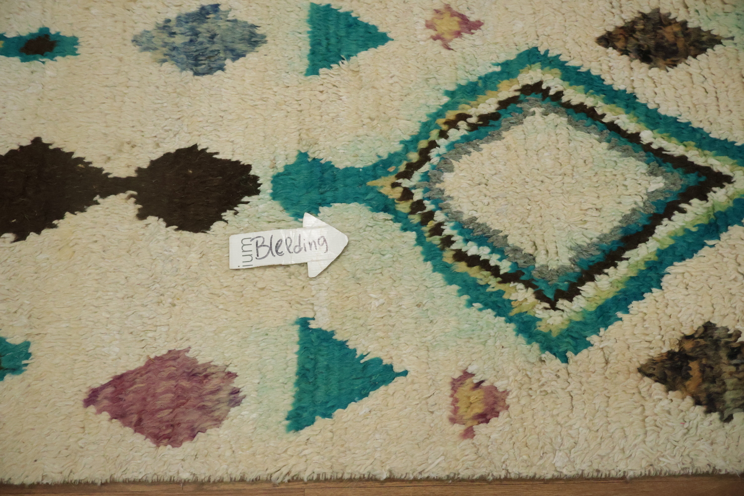 Wool Moroccan Handmade Runner Rug 3x13