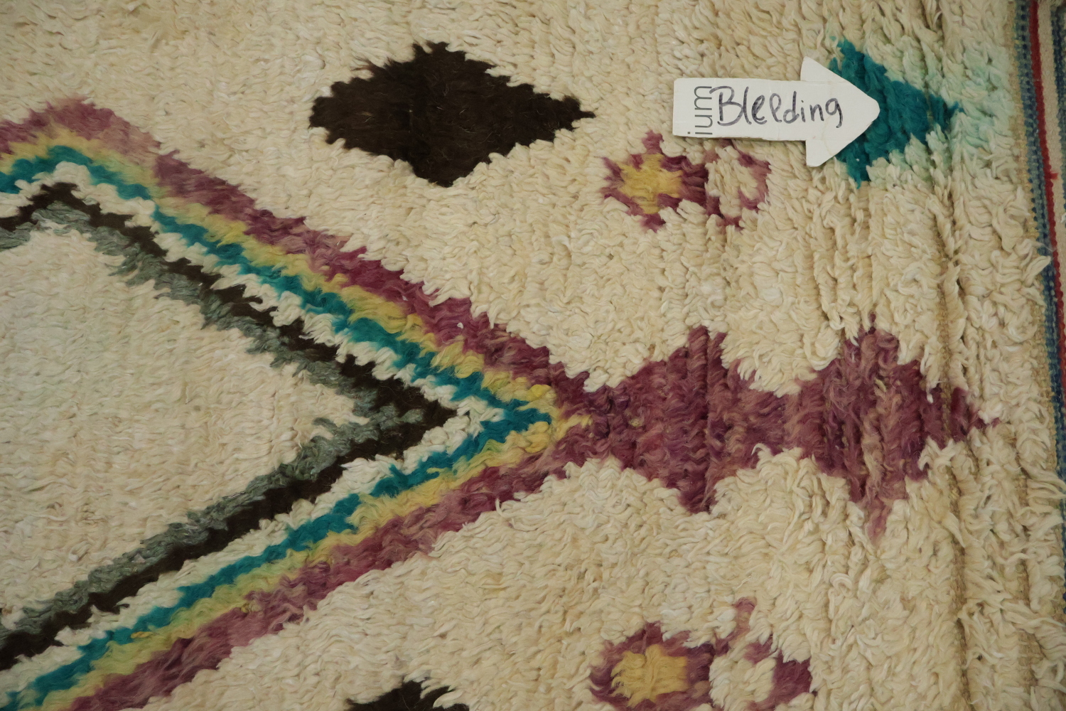Wool Moroccan Handmade Runner Rug 3x13