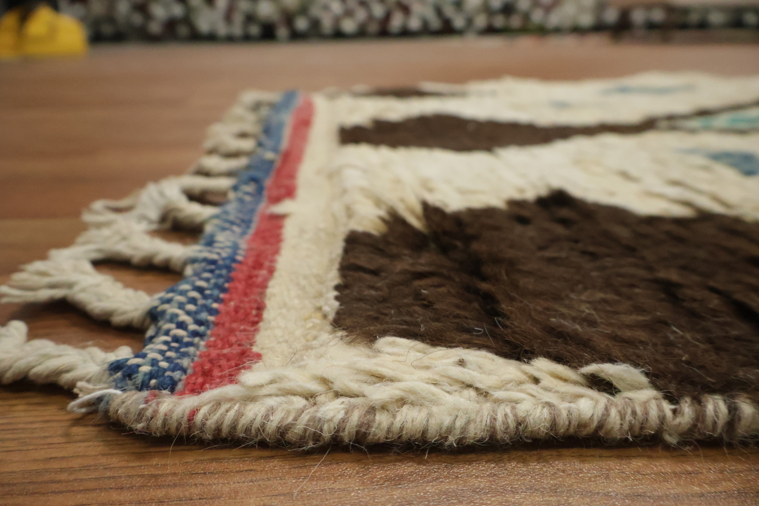 Wool Moroccan Handmade Runner Rug 3x13