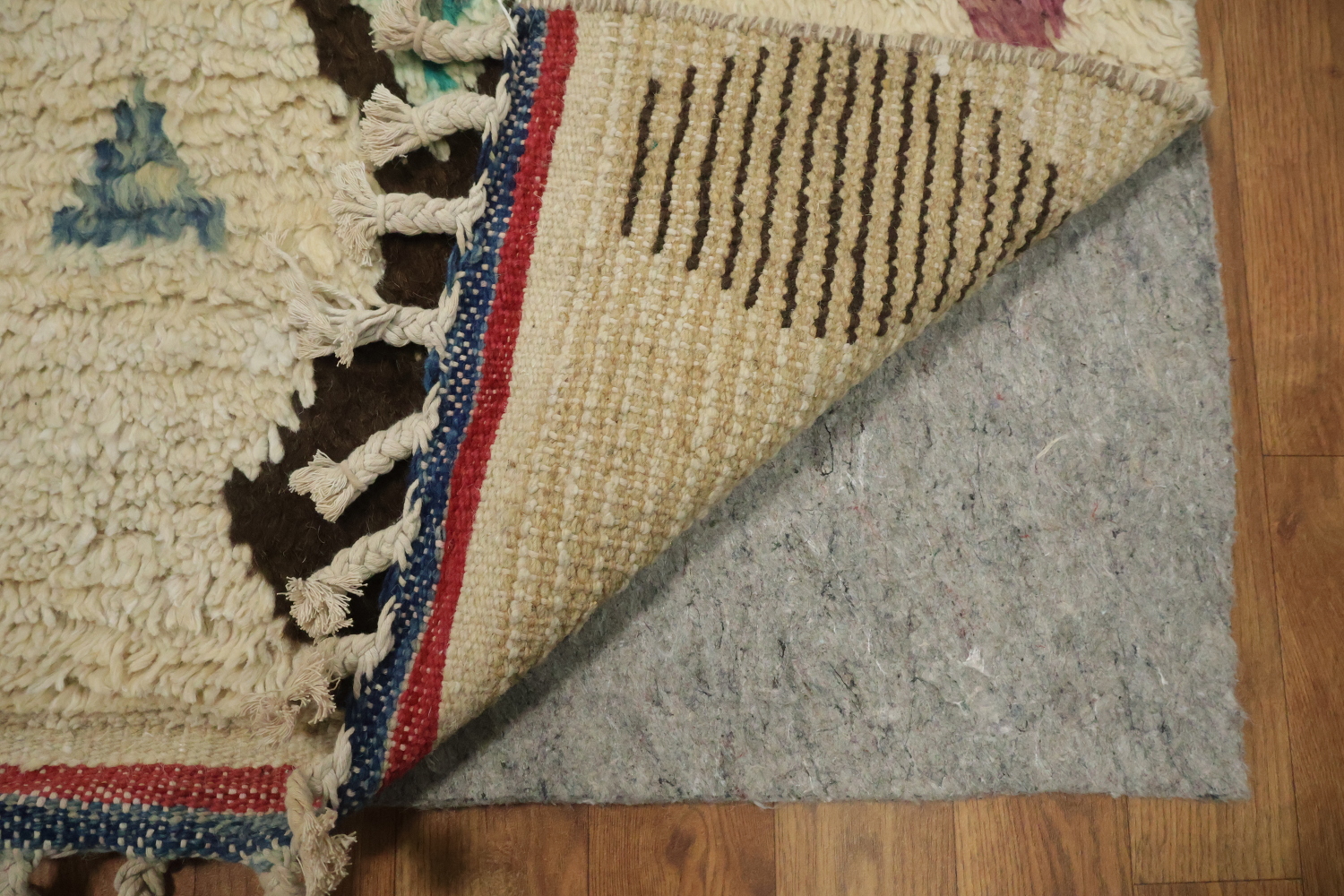 Wool Moroccan Handmade Runner Rug 3x13
