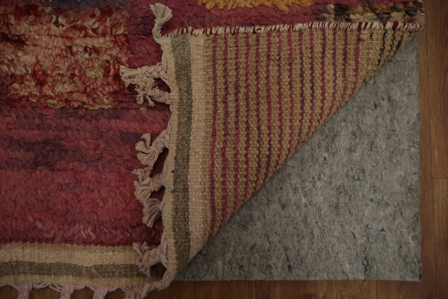 Colorful Mosaic Style Moroccan Area Rug 8x11 with Geometric Accents