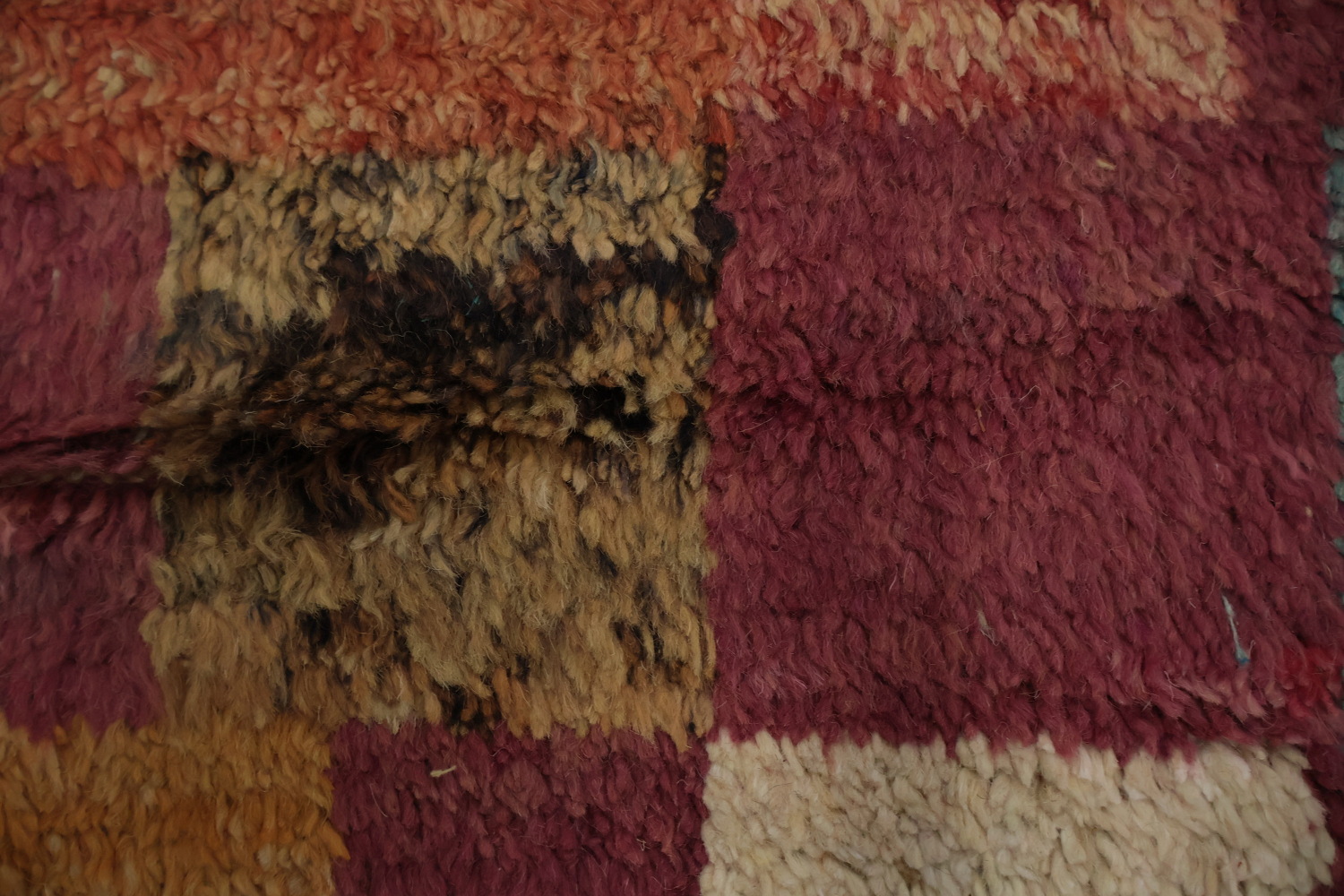Colorful Mosaic Style Moroccan Area Rug 8x11 with Geometric Accents