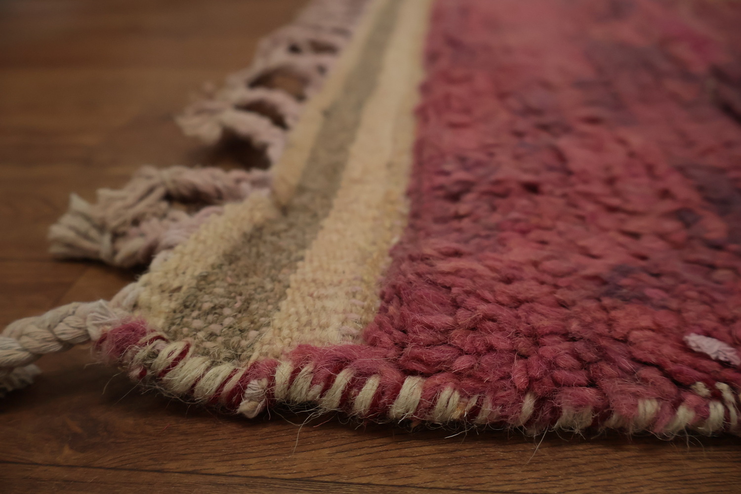 Colorful Mosaic Style Moroccan Area Rug 8x11 with Geometric Accents