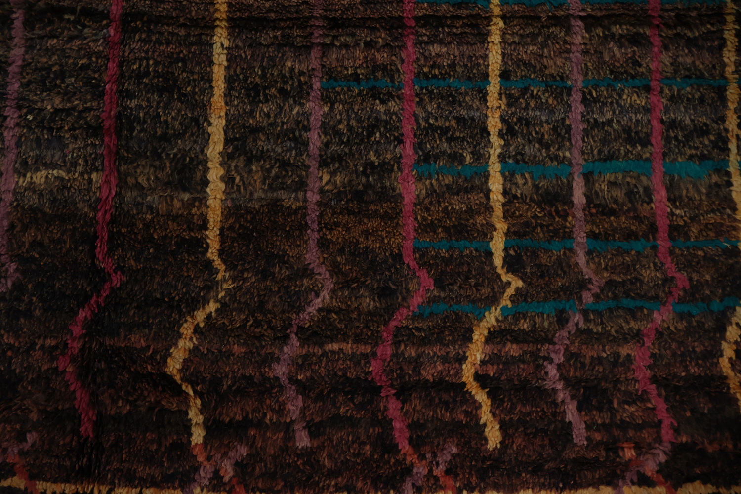 Handmade Moroccan Wool Area Rug 7x11