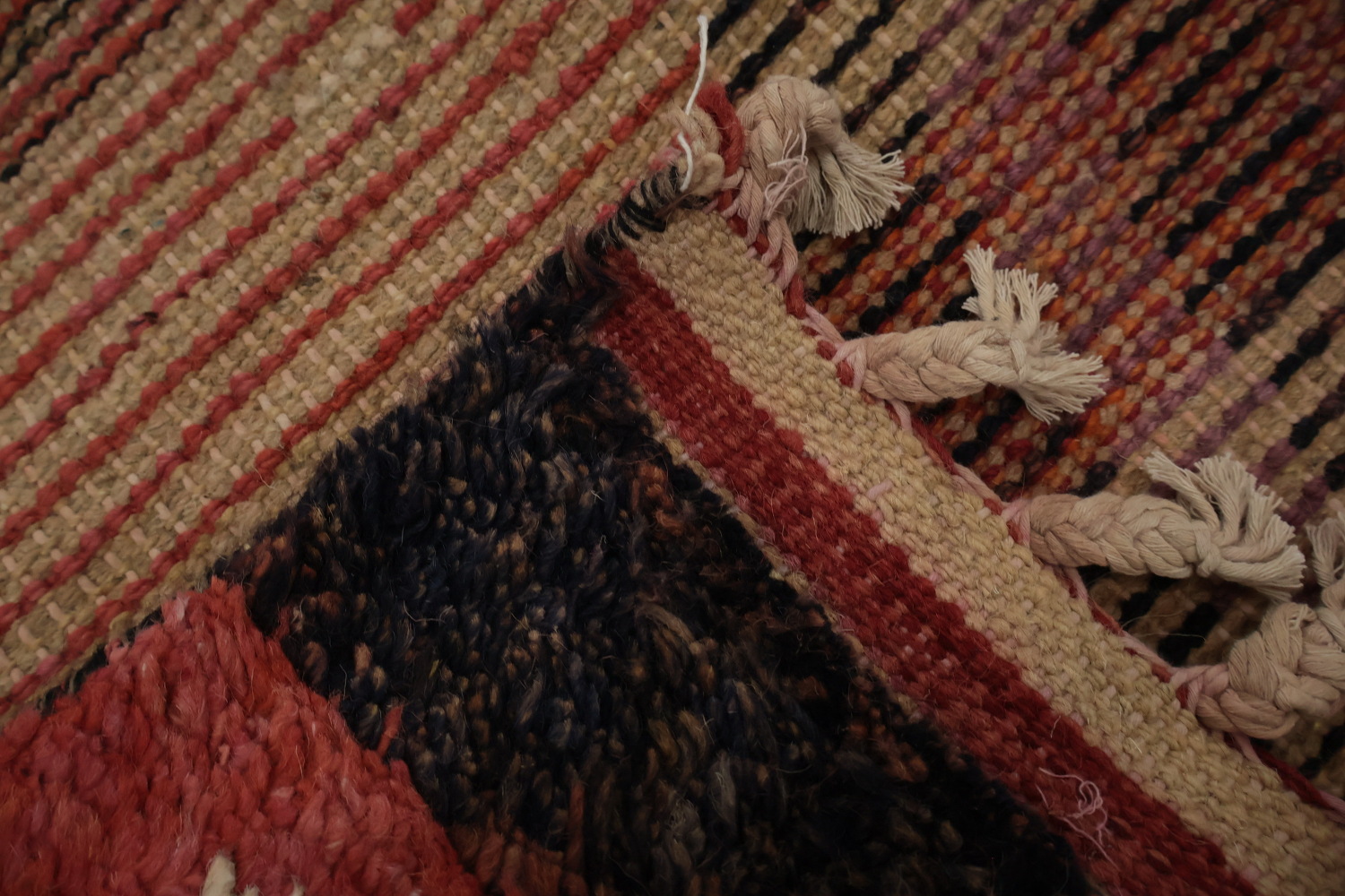 Handmade Moroccan Wool Area Rug 7x11