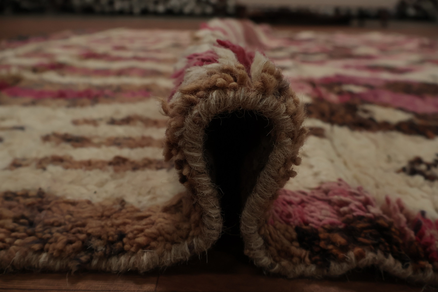 Wool Moroccan Handmade Area Rug 7x11