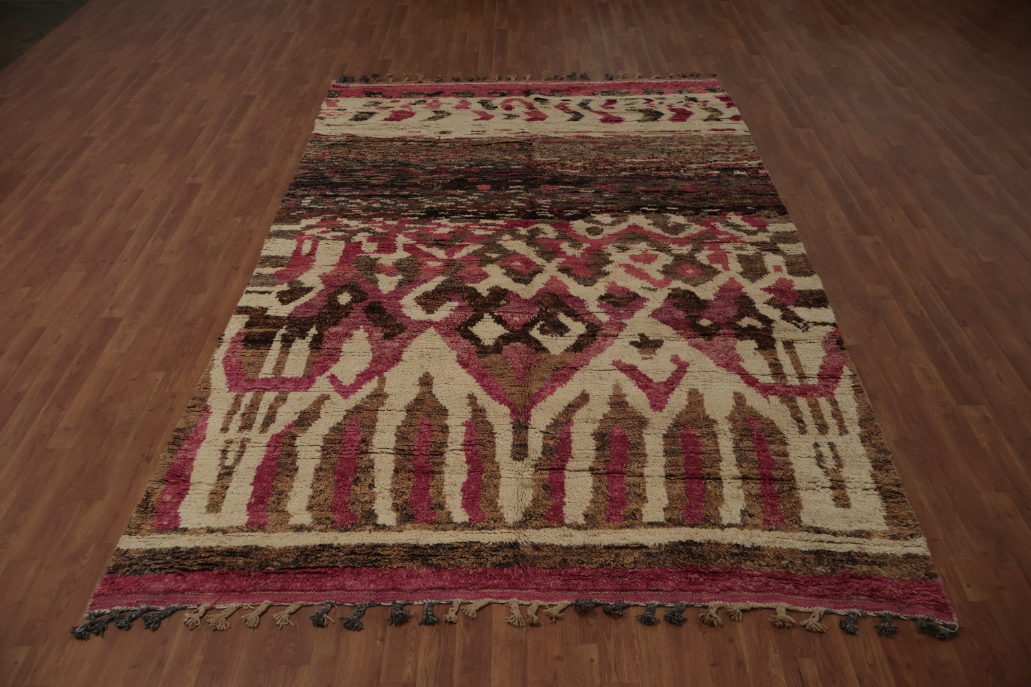 Wool Moroccan Handmade Area Rug 7x11