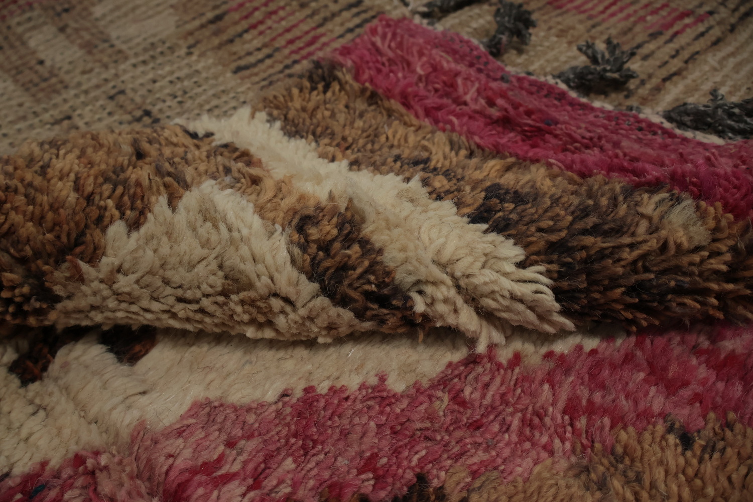 Wool Moroccan Handmade Area Rug 7x11