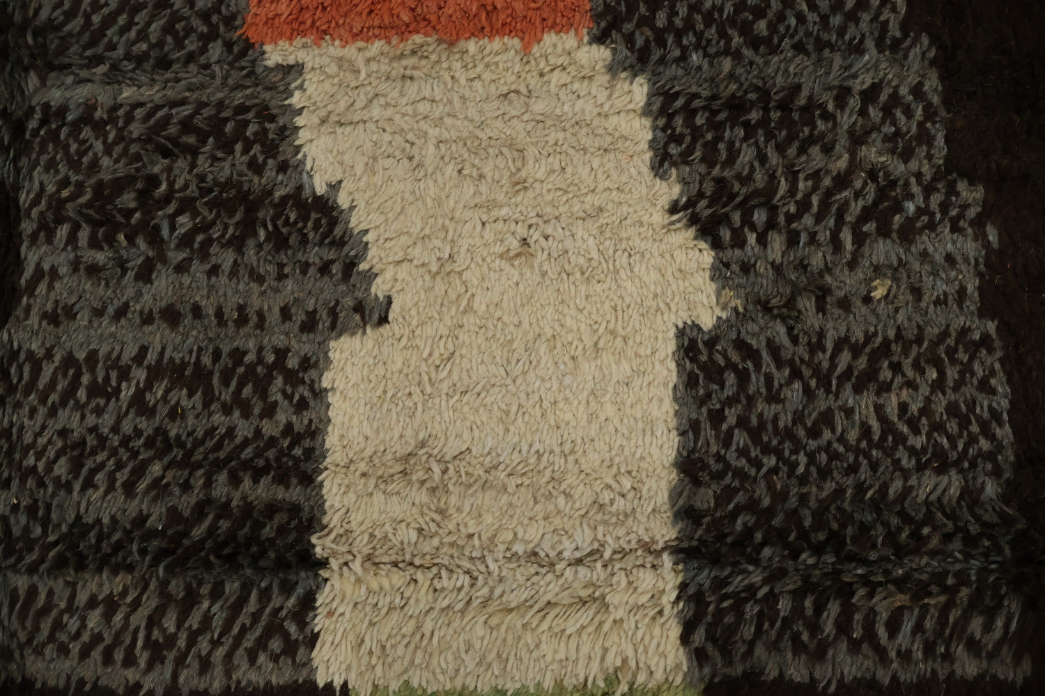 Artistic Moroccan Large Rug 10x15 in Earthy Tones and Modern Stripes
