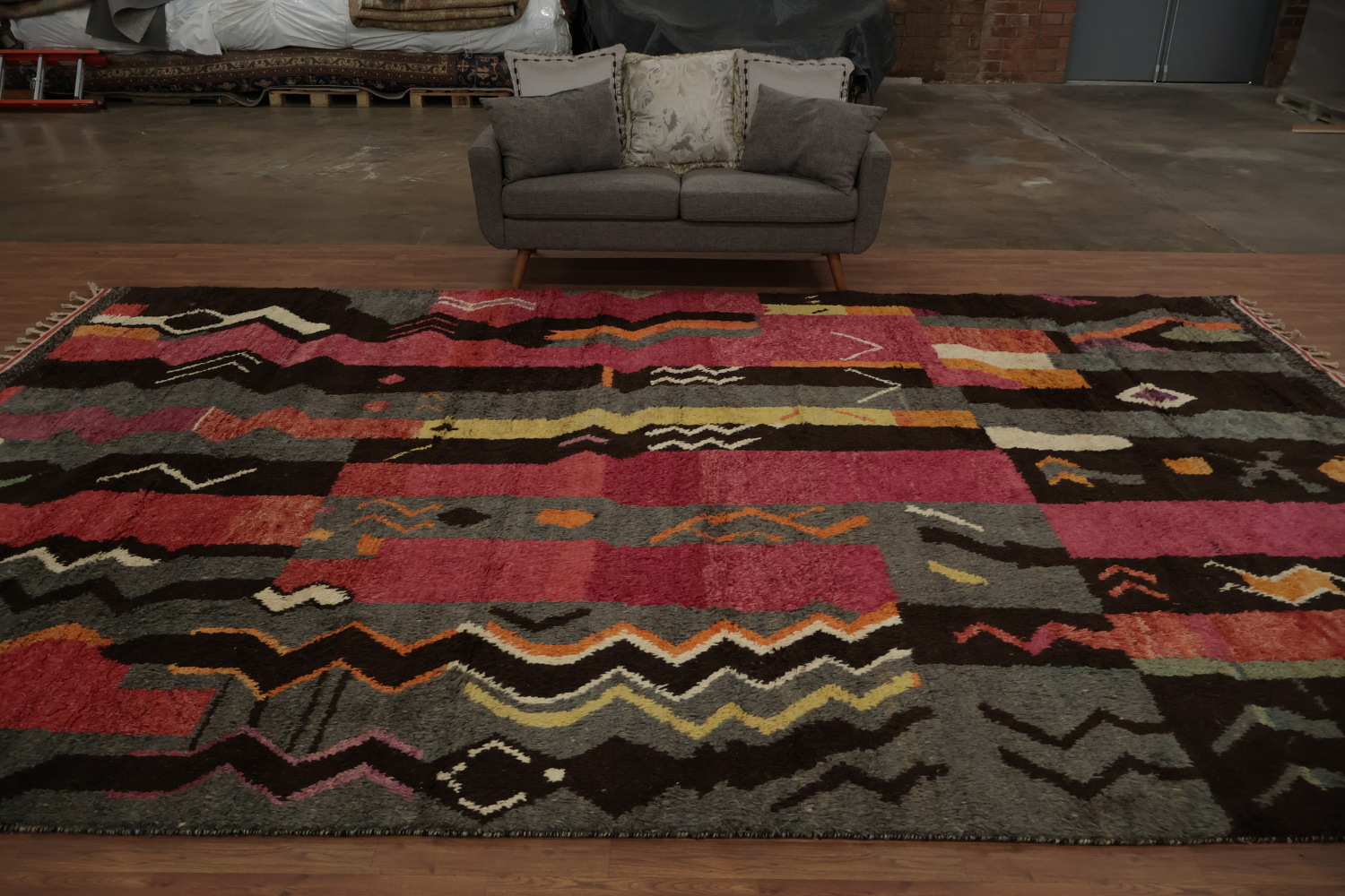 Large Wool Moroccan Handmade Rug 10x15