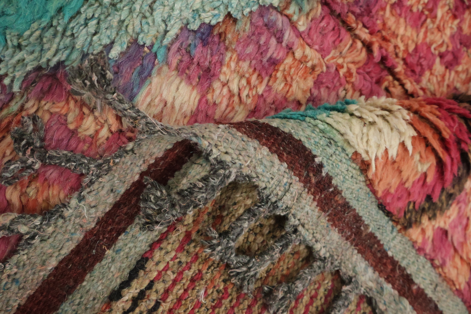 Geometric Moroccan Handmade Area Rug 6x10