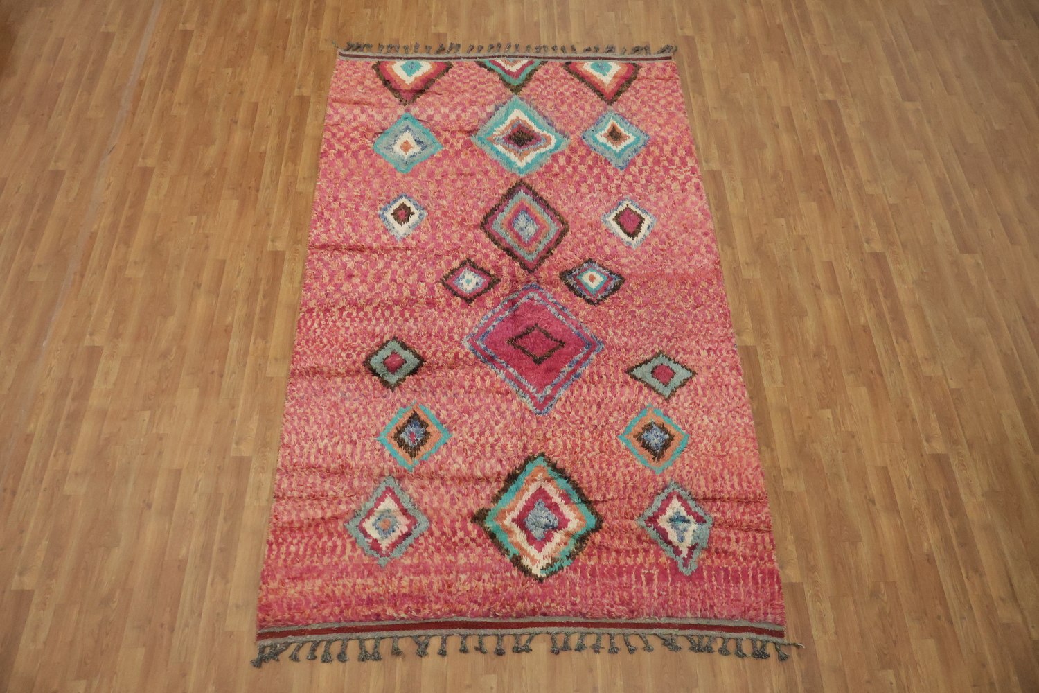 Geometric Moroccan Handmade Area Rug 6x10