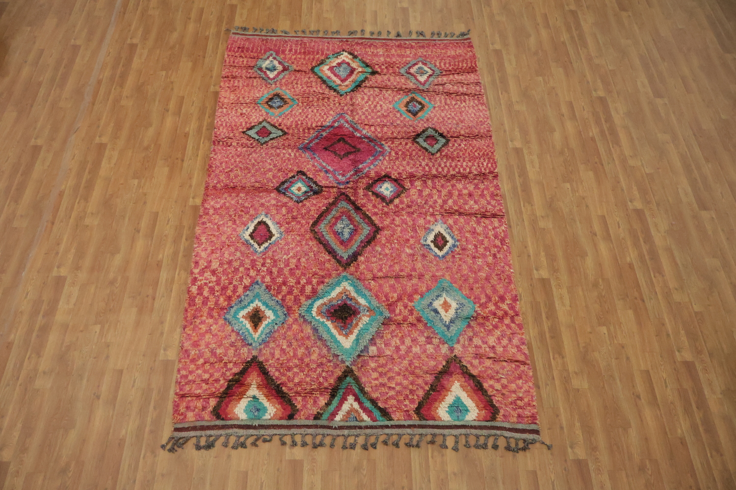 Geometric Moroccan Handmade Area Rug 6x10