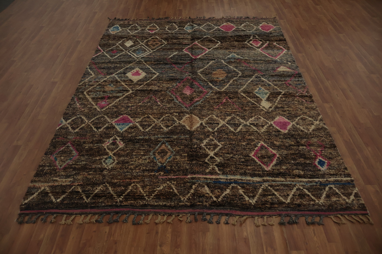 Transform Your Space with Geometric Moroccan Area Rug 8x11