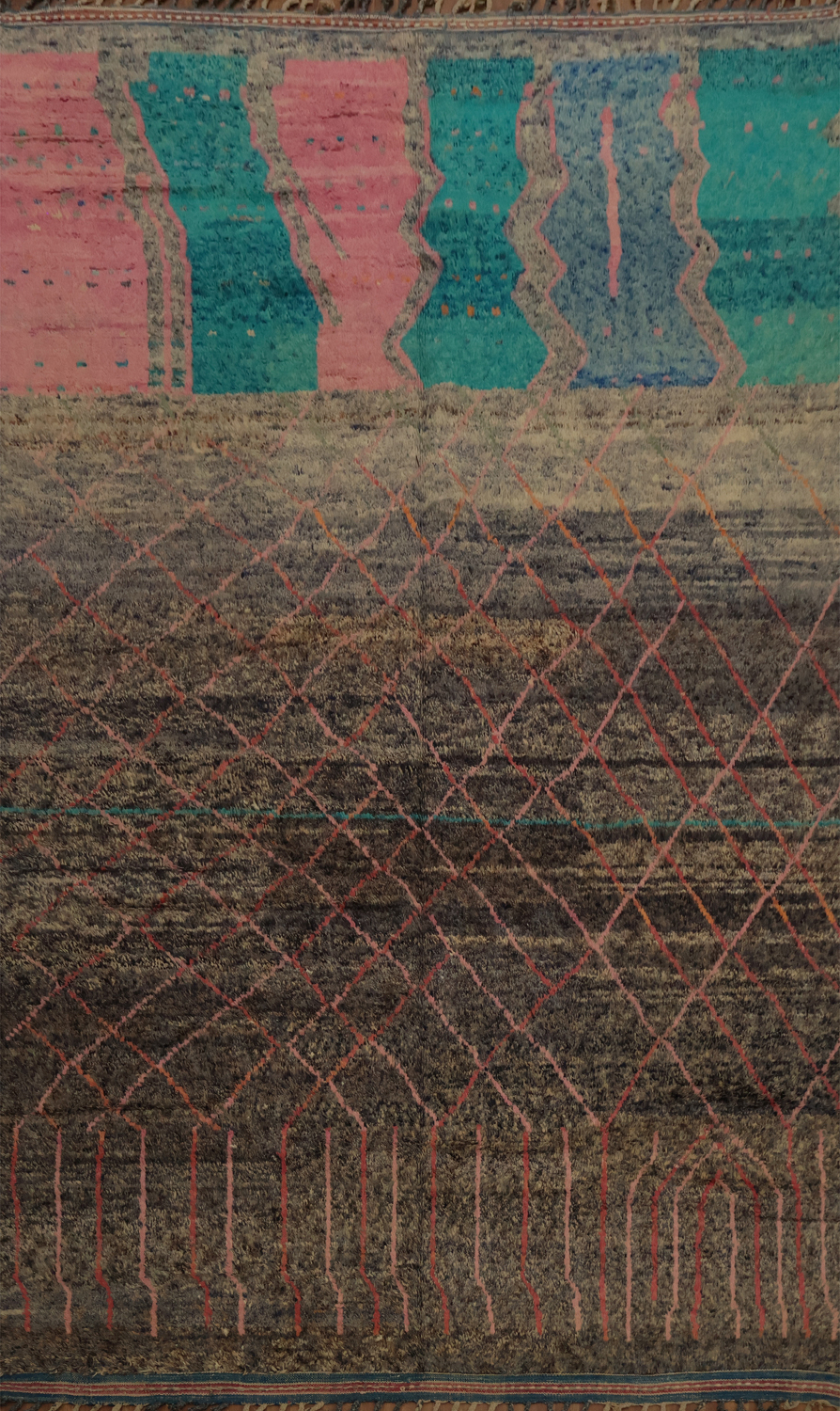 Large Wool Moroccan Handmade Rug 10x15