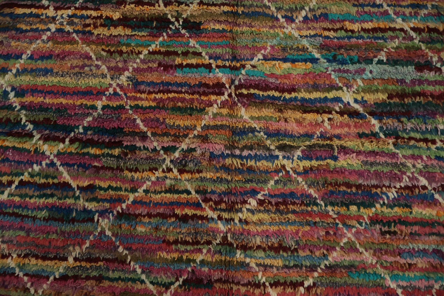Trellis Moroccan Wool Area Rug 6x10