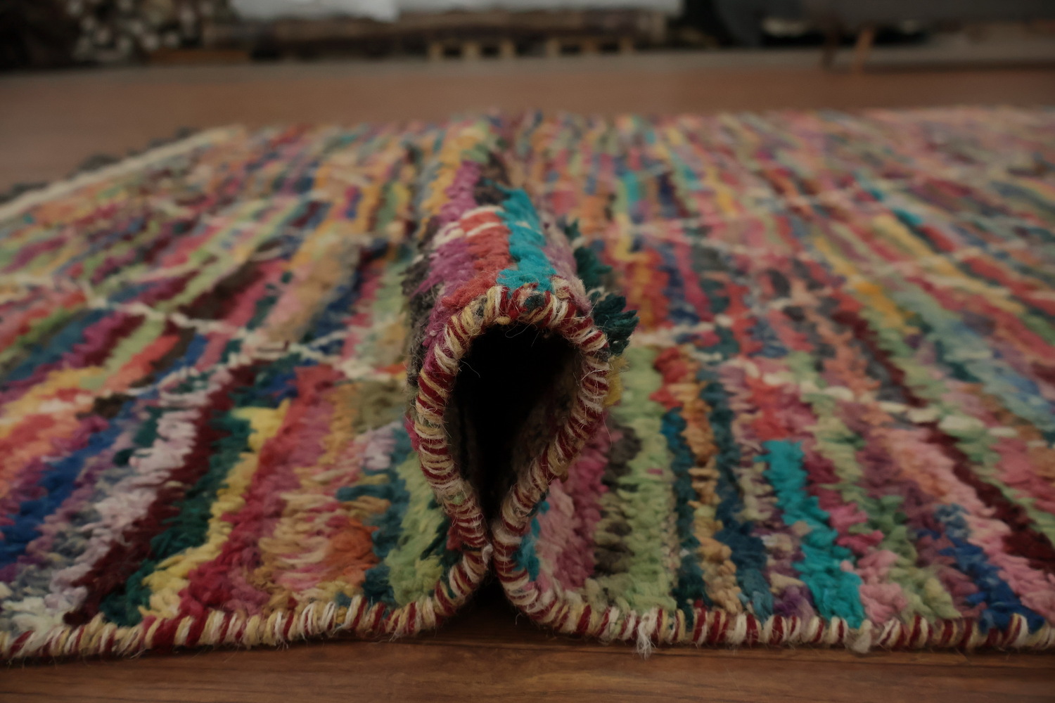 Trellis Moroccan Wool Area Rug 6x10