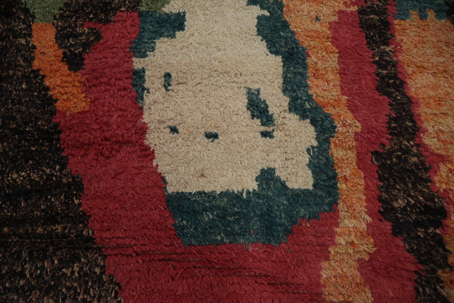 Art-Inspired Moroccan Abstract Area Rug 9x13 for Creative Spaces