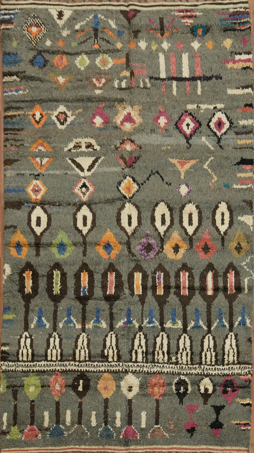 Tribal Moroccan Handmade Area Rug 6x10