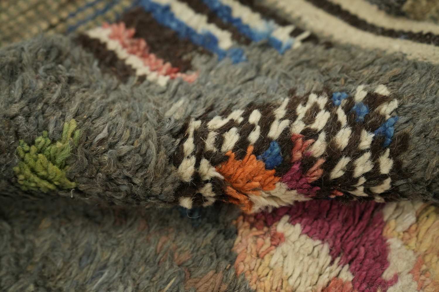 Tribal Moroccan Handmade Area Rug 6x10
