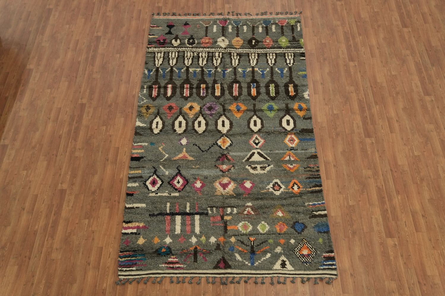 Tribal Moroccan Handmade Area Rug 6x10