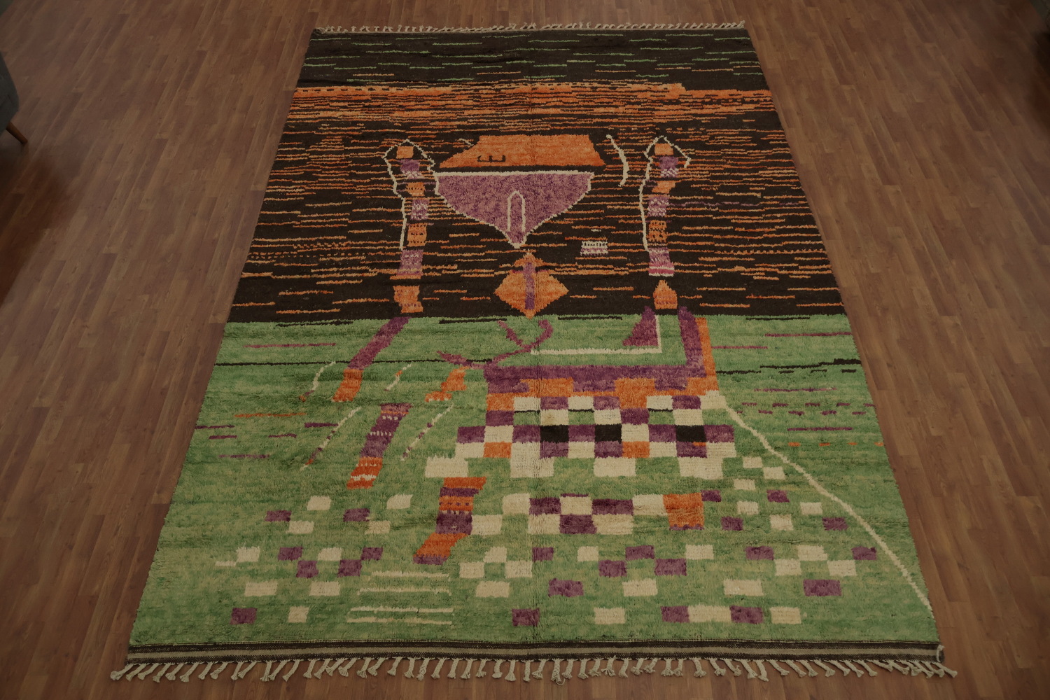 Sophisticated Interior Design Moroccan Large Area Rug 10x14