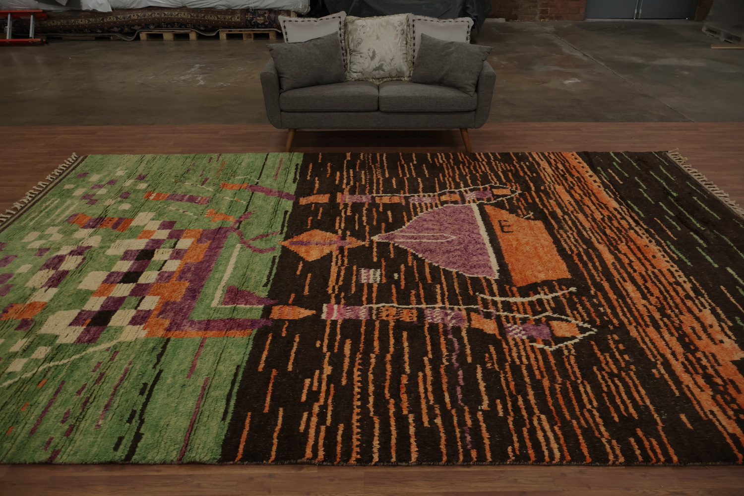 Sophisticated Interior Design Moroccan Large Area Rug 10x14