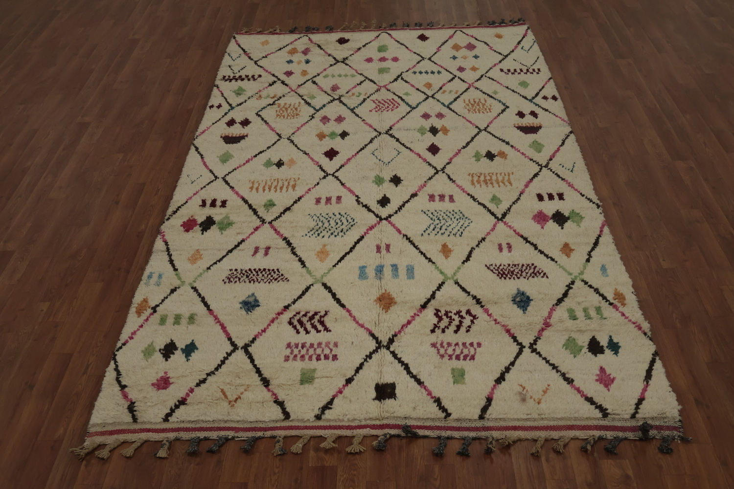 Tribal Moroccan Handmade Area Rug 6x10