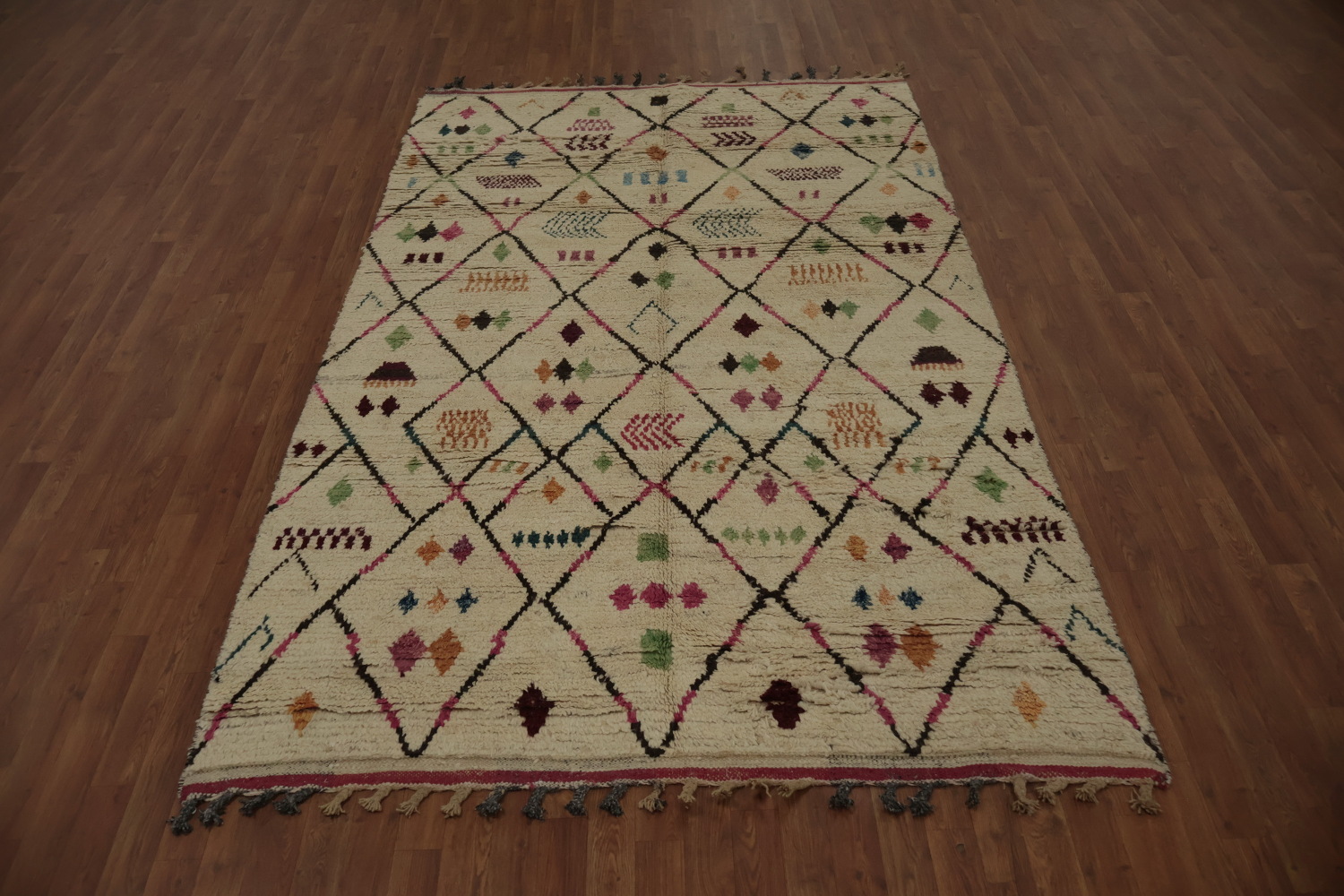 Tribal Moroccan Handmade Area Rug 6x10