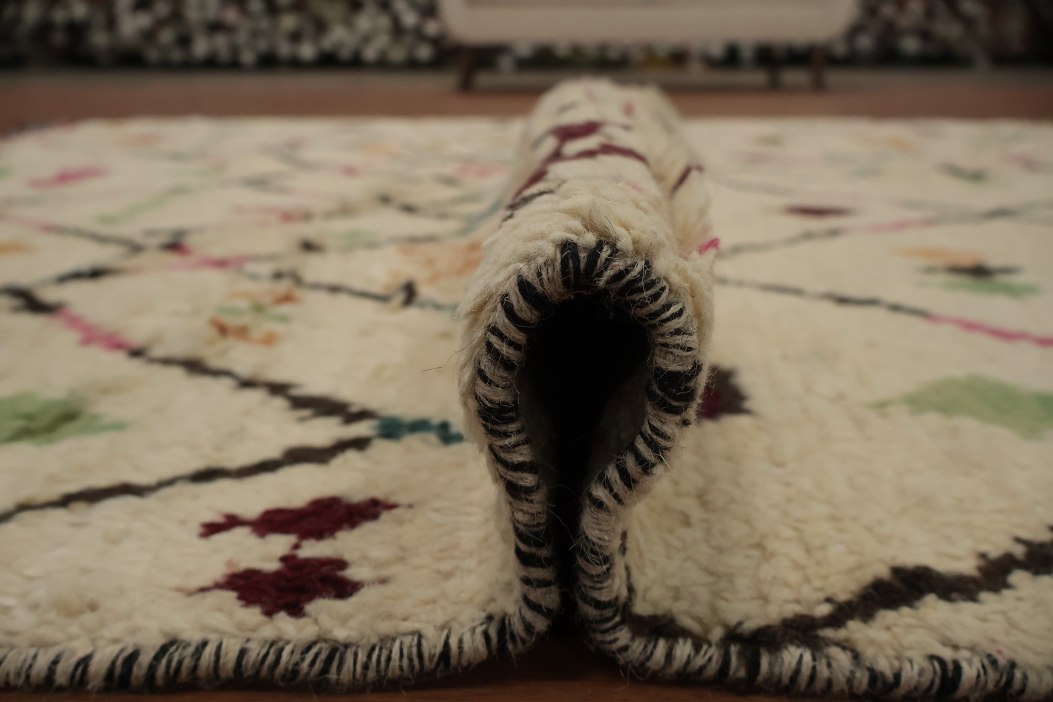 Tribal Moroccan Handmade Area Rug 6x10