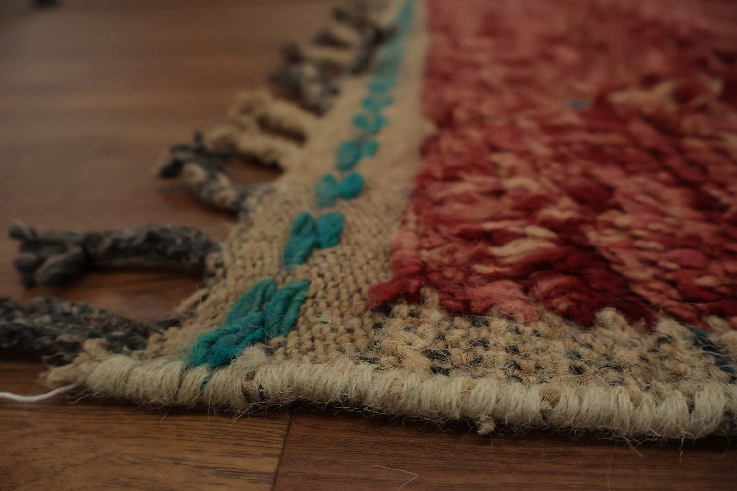 Handmade Moroccan Wool Area Rug 9x13