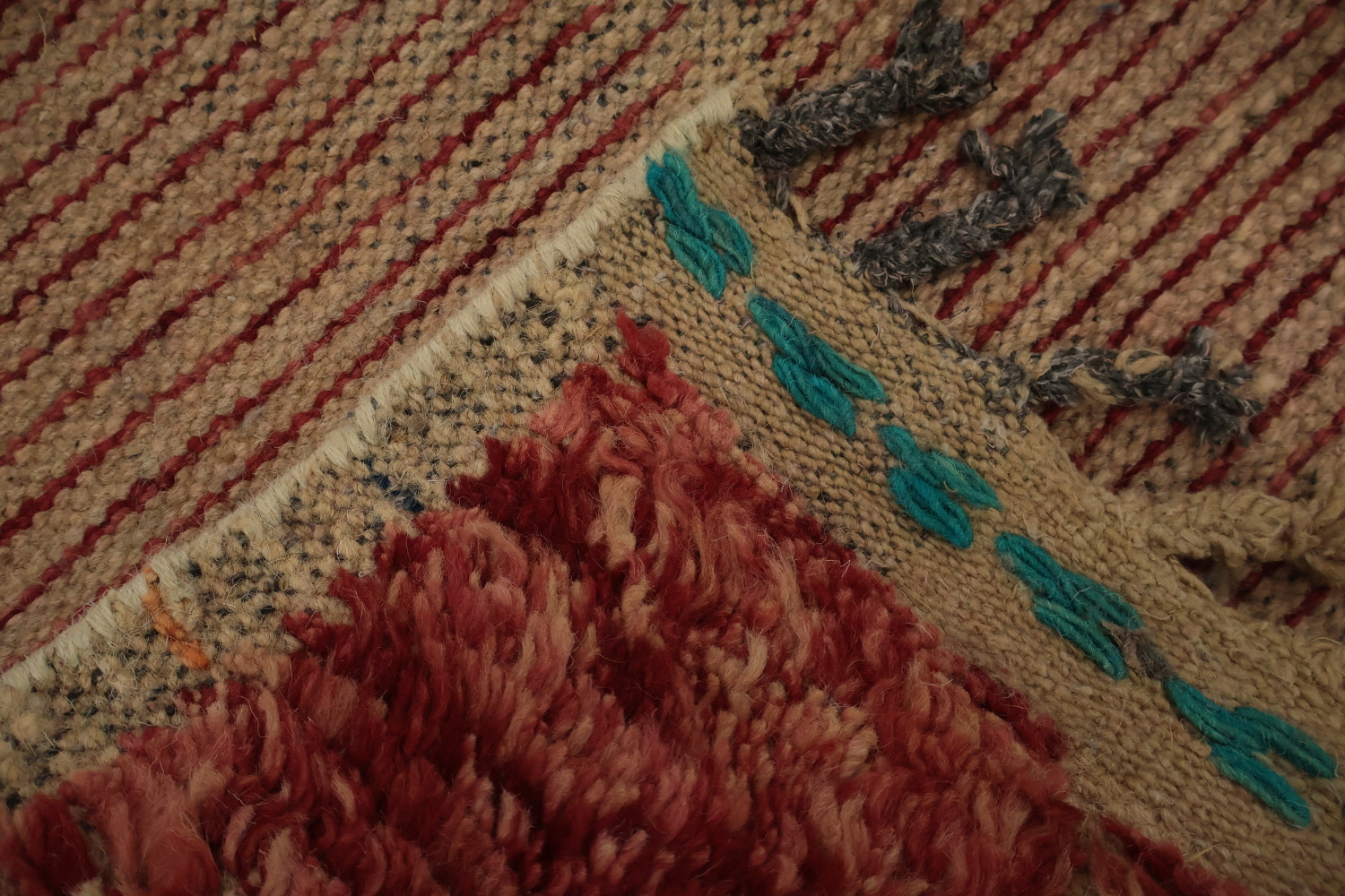 Handmade Moroccan Wool Area Rug 9x13