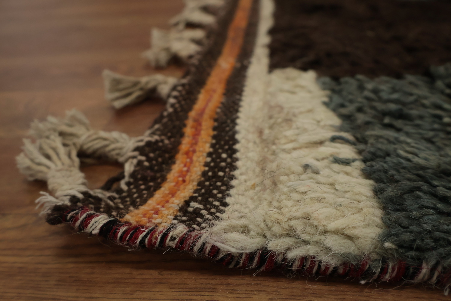 Abstract Moroccan Handmade Wool Rug 10x15