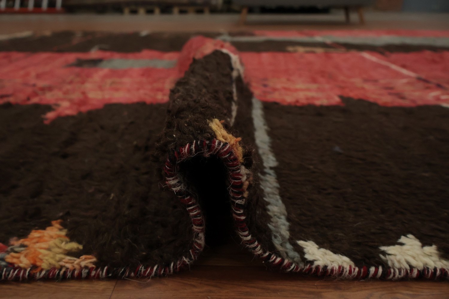 Abstract Moroccan Handmade Wool Rug 10x15