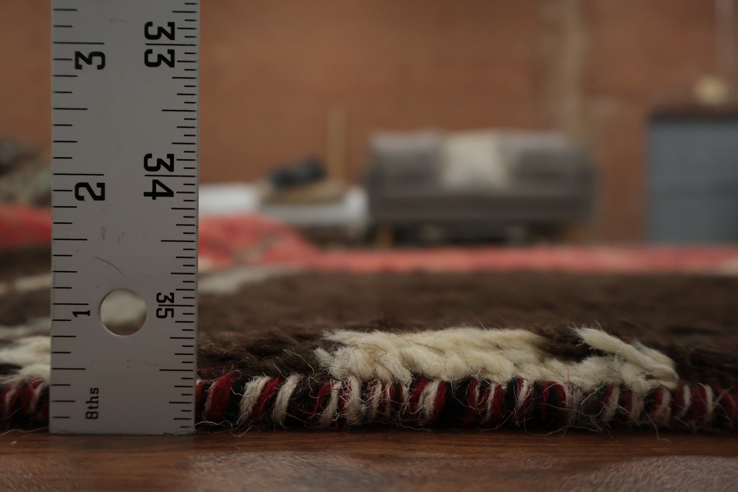 Abstract Moroccan Handmade Wool Rug 10x15