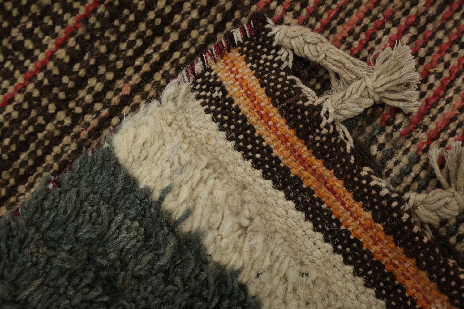 Abstract Moroccan Handmade Wool Rug 10x15