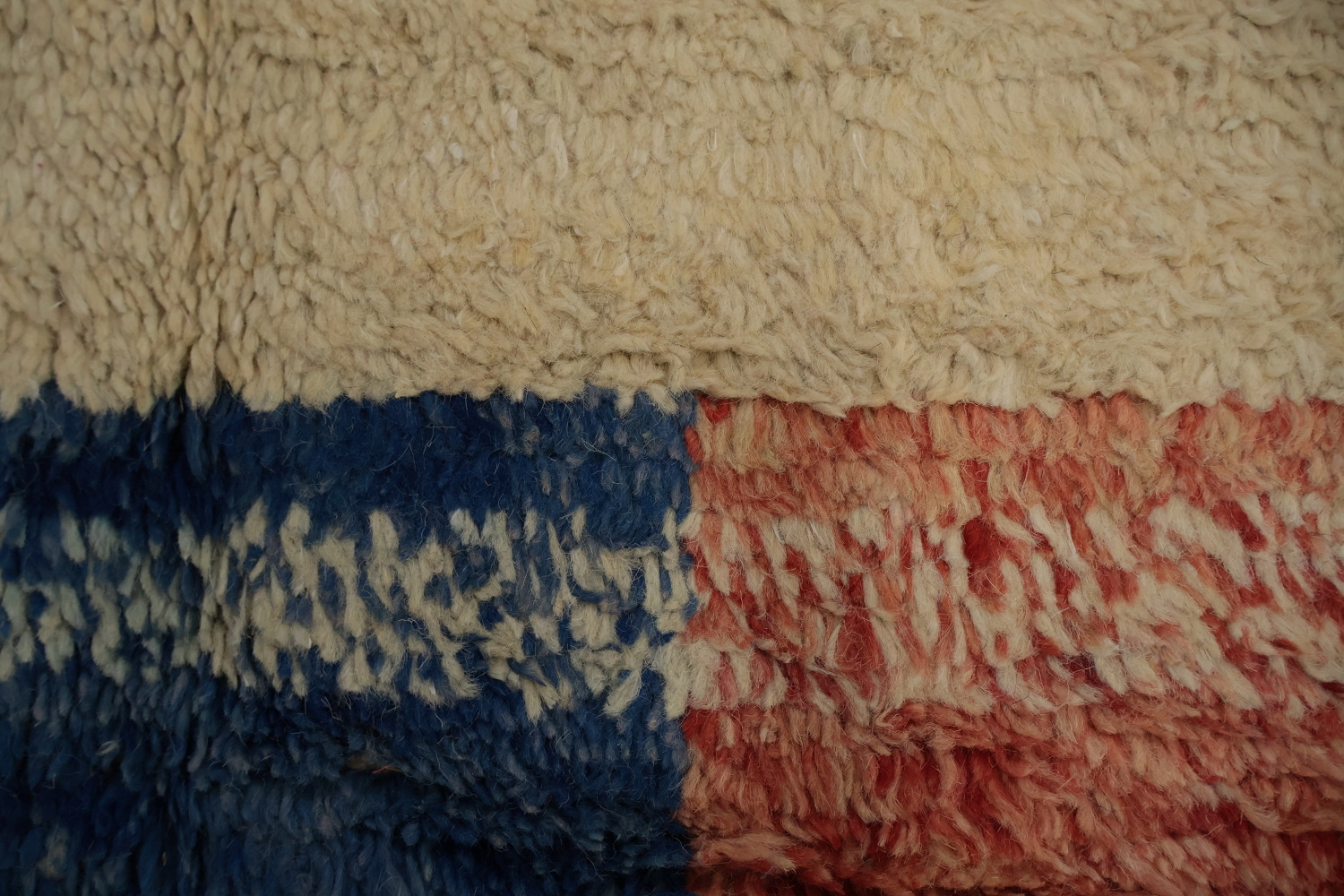 Crafted Moroccan Area Rug 7x11 with Geometric and Muted Shades