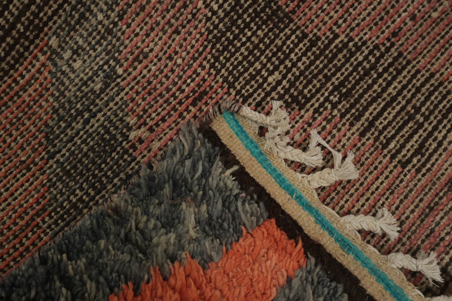 Wool Moroccan Oriental Area Rug 7x11