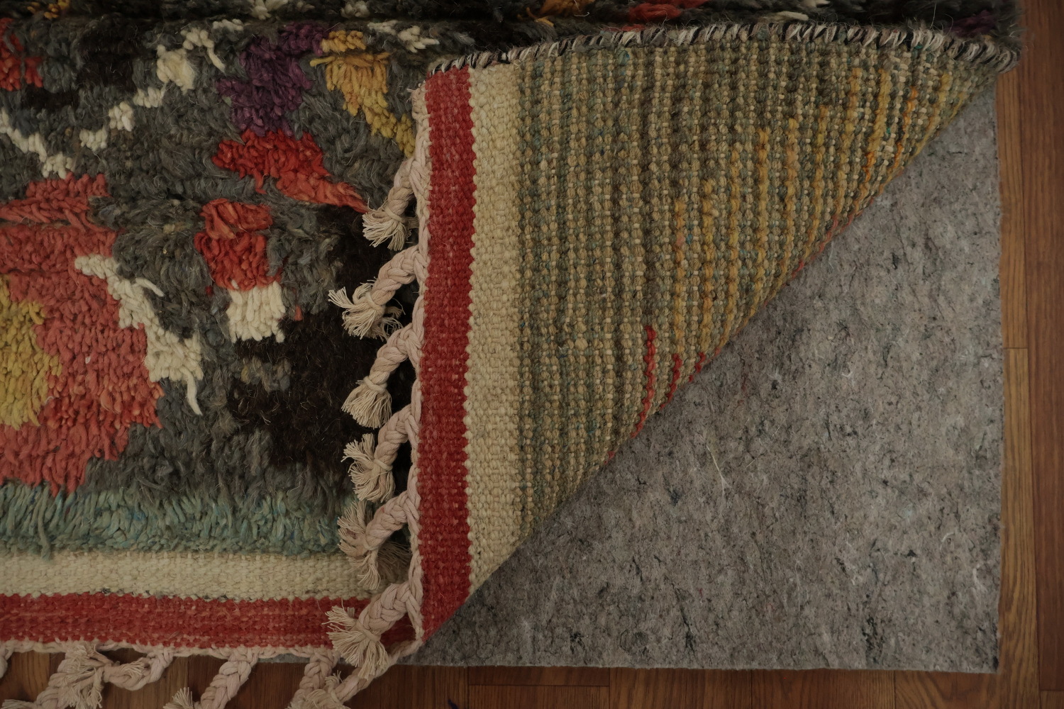 Handmade Moroccan Wool Area Rug 7x11