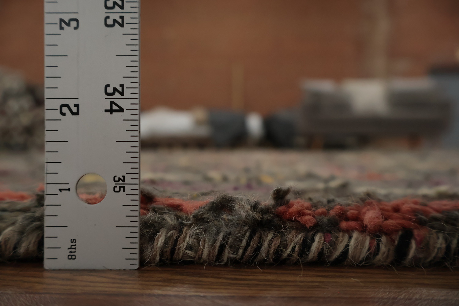Handmade Moroccan Wool Area Rug 7x11