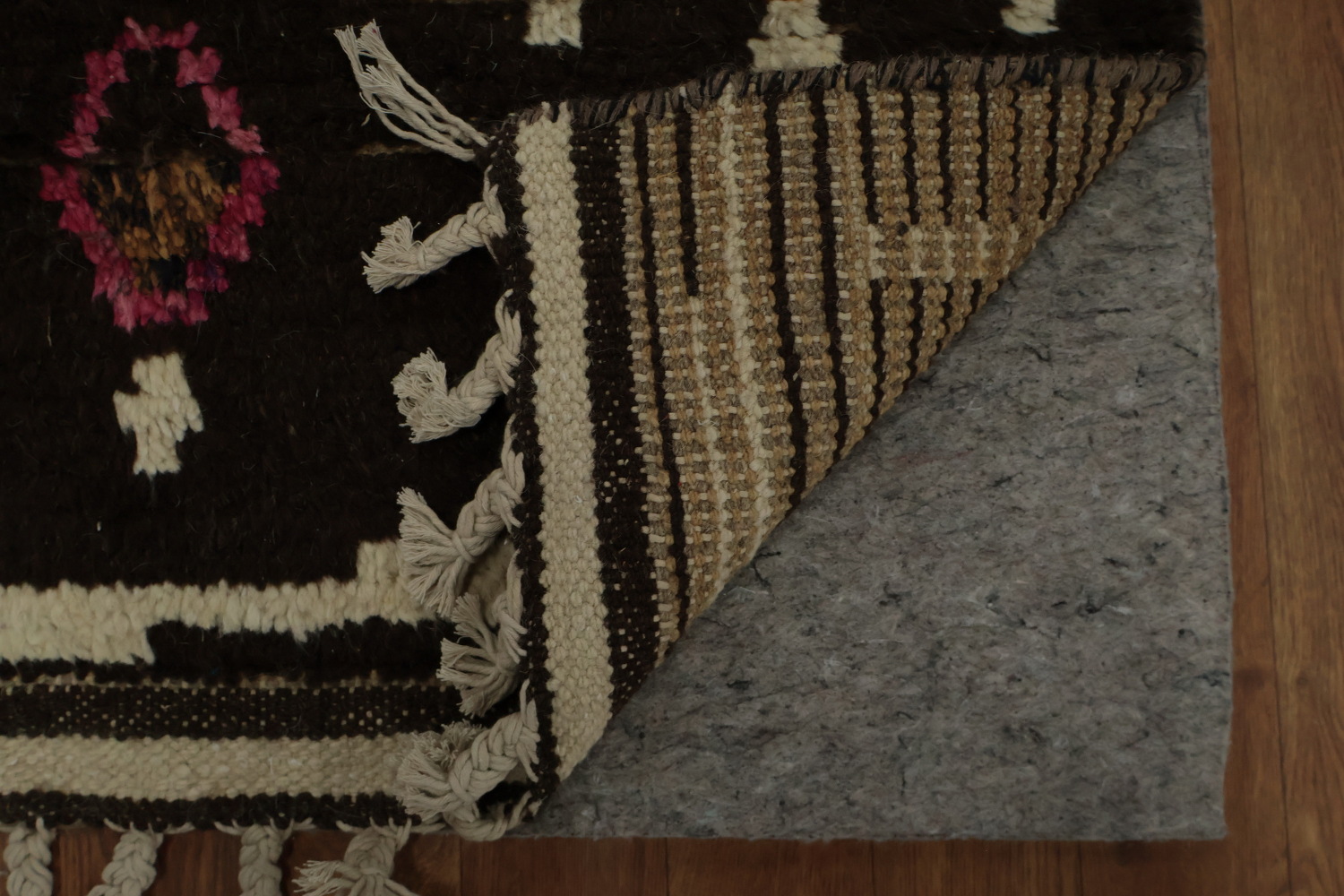 Bohemian Moroccan Large Rug 10x15 with Chevron Patterns