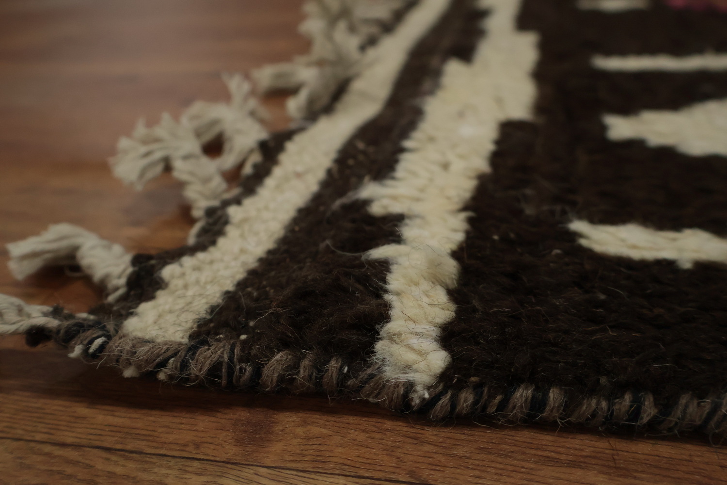 Bohemian Moroccan Large Rug 10x15 with Chevron Patterns